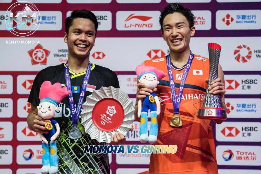 Kento Momota vs Anthony Sinisuka Ginting (INA)
